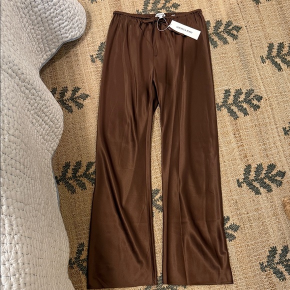 Veronica Beard Pants - Veronica Beard Billie Stretch-Silk Pant in Light Chicory